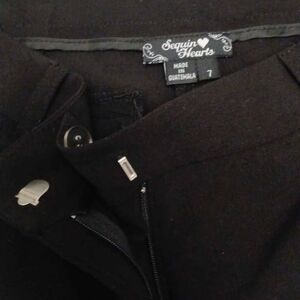 Sequin Hearts Women's Black Dress Pants Slacks